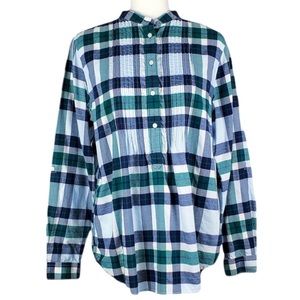Land’s End Pleated Flannel